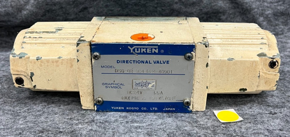 YUKEN DSG-03-3C4-D24-40901 SOLENOID OPERATED DIRECTIONAL CONTROL VALVE 1.5A