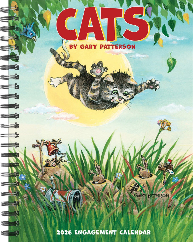 Cats by Gary Patterson 2026 6.5" x 8.5" Engagement Calendar
