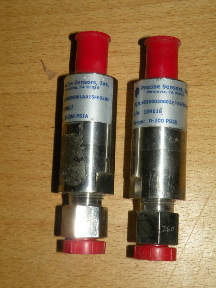  PRECISE SENSORS INC 65500020001AA15FE03A0  RANGE 0-200 PSIA 