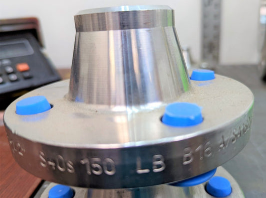 1-1/2" WNRF Stainless Flange 316/316L 150# ANSI S40 Raised Face [B6B4]A #1