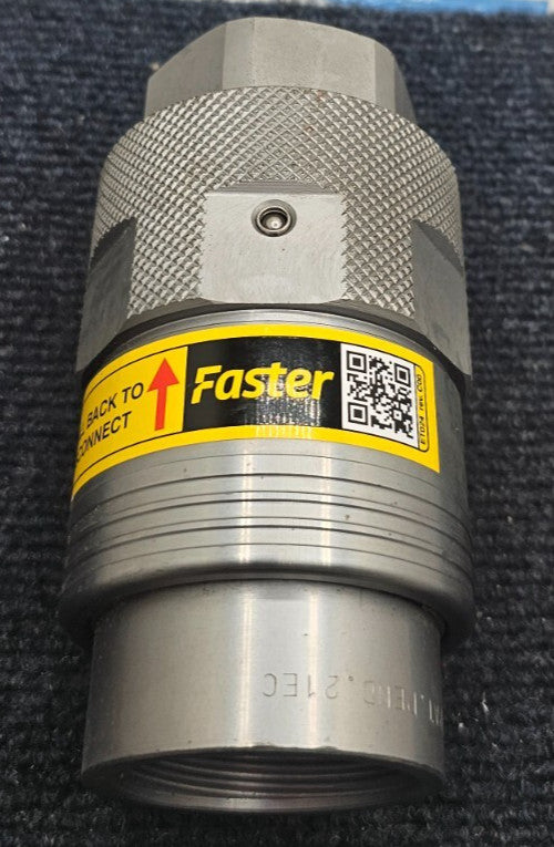 Faster FHV16ET 1NPT F Quick Disconnect, Female 1" Coupler Screw to Connect