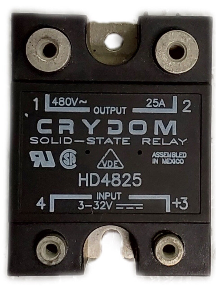 Crydom HD4825 Solid State Relay 3-32VDC Activation, up to 480VAC 25A Out