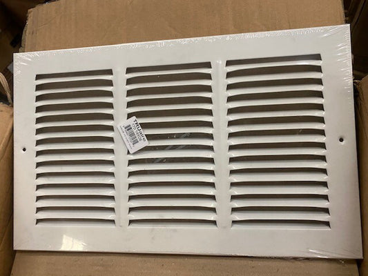 (Case of 17) Grille Sidewall 14X8" White By Tru Aire  C170 14X08