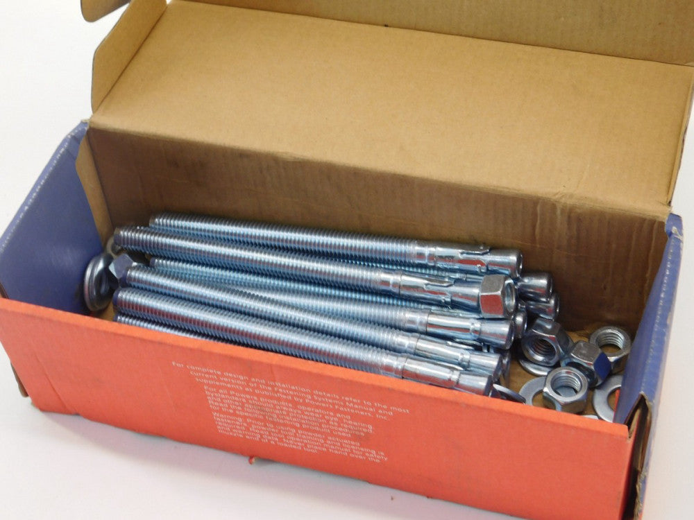 *Box of 17* Powers Fastners 7426SD1 1/2"x7" Power Stud SD1 Seismic Wedge Anch...