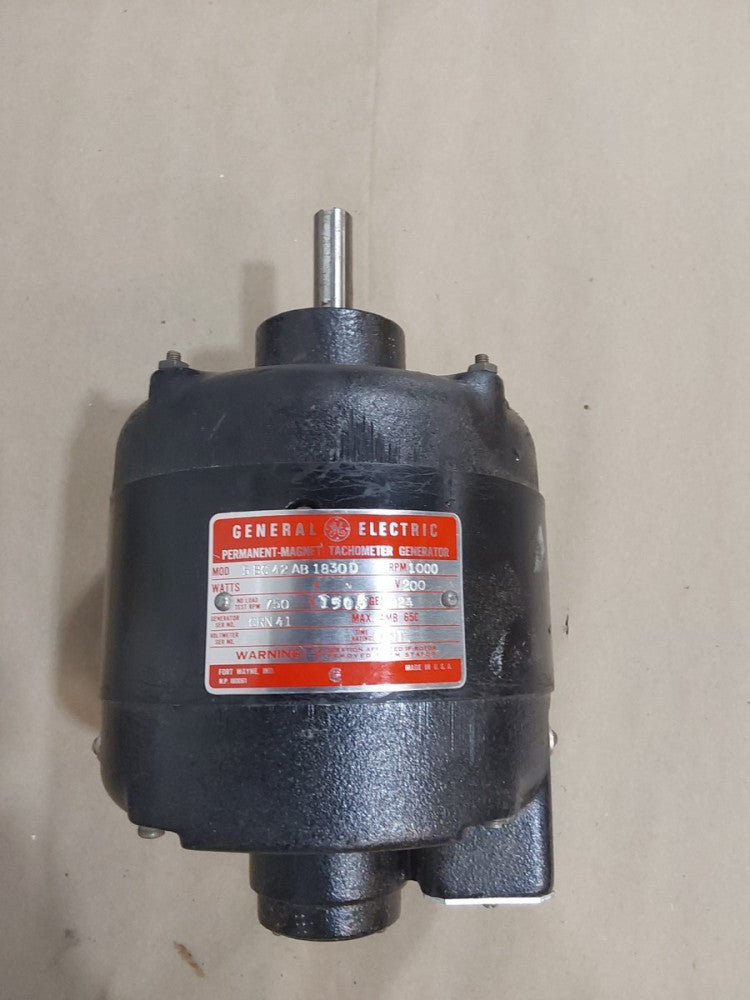 GENERAL ELECTRIC 5BC42AB1830D  1,000RPM 200V Tachometer Generator