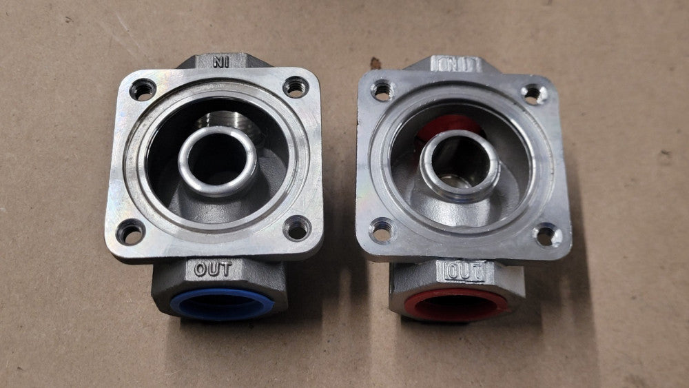 Lot Of 2 Asco Stainless Steel Solenoid Valve Bodies 3/4" NPT