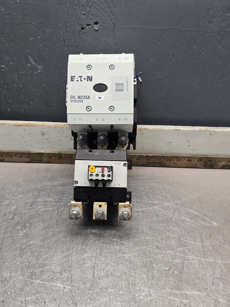 EATON DIL M225A XTCE225H CONTACTOR WITH OVERLOAD ,24VDC COIL,MAKE OFFER!