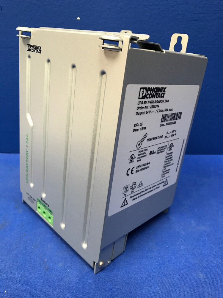 PHOENIX CONTACT UPS-BAT/VRLA/24DC/7.2AH UPS BATTERY 7.2 Ah