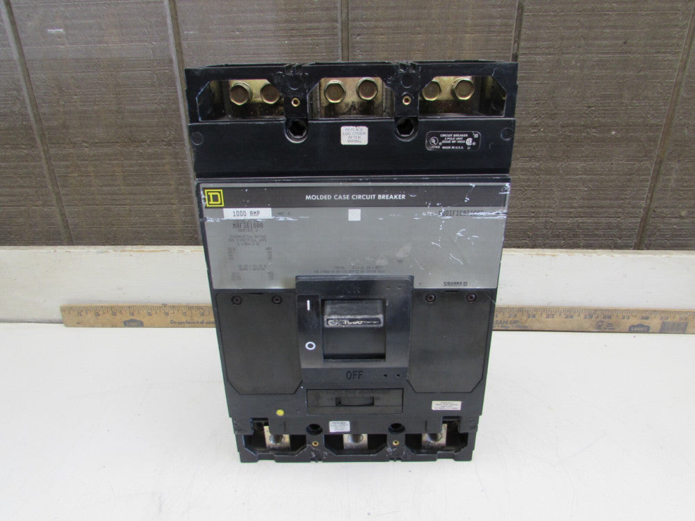 SQUARE D  MAF361000 ,  CIRCUIT BREAKER ,3P/600V/1000A , TAKEOUT! MAKE OFFER!