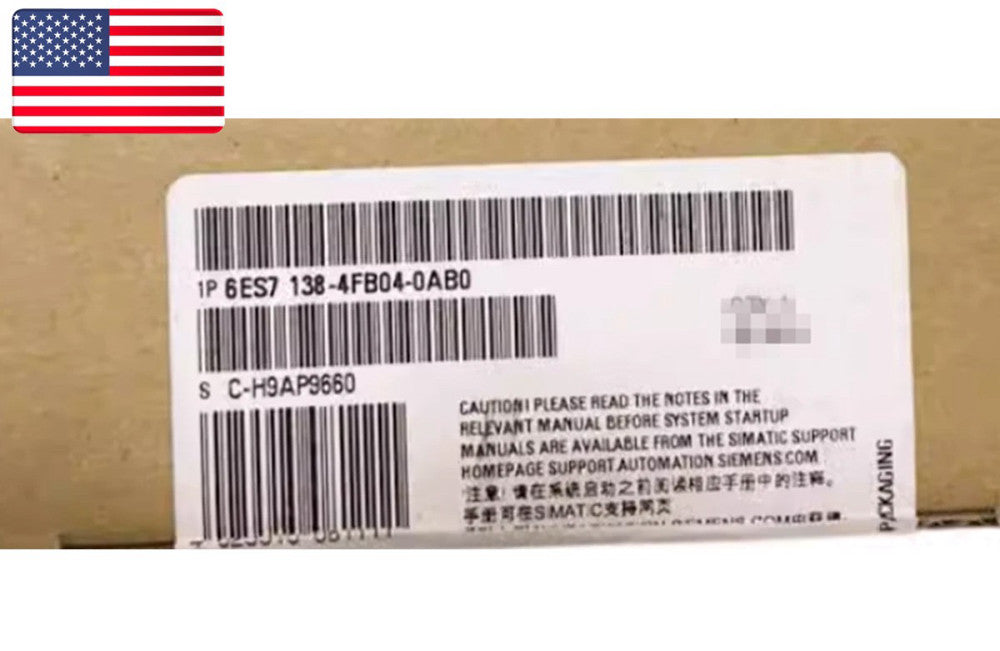 One Brand New Siemens 6ES7 138-4FB04-0AB0 6ES7138-4FB04-0AB0 Module  - US Stock