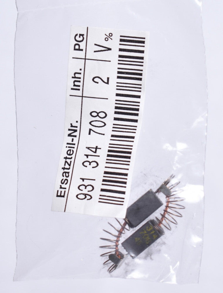 2 Count Ersatzteil-Nr Electric C45 Motor Carbon Brushes 314-708-45  314-708-45