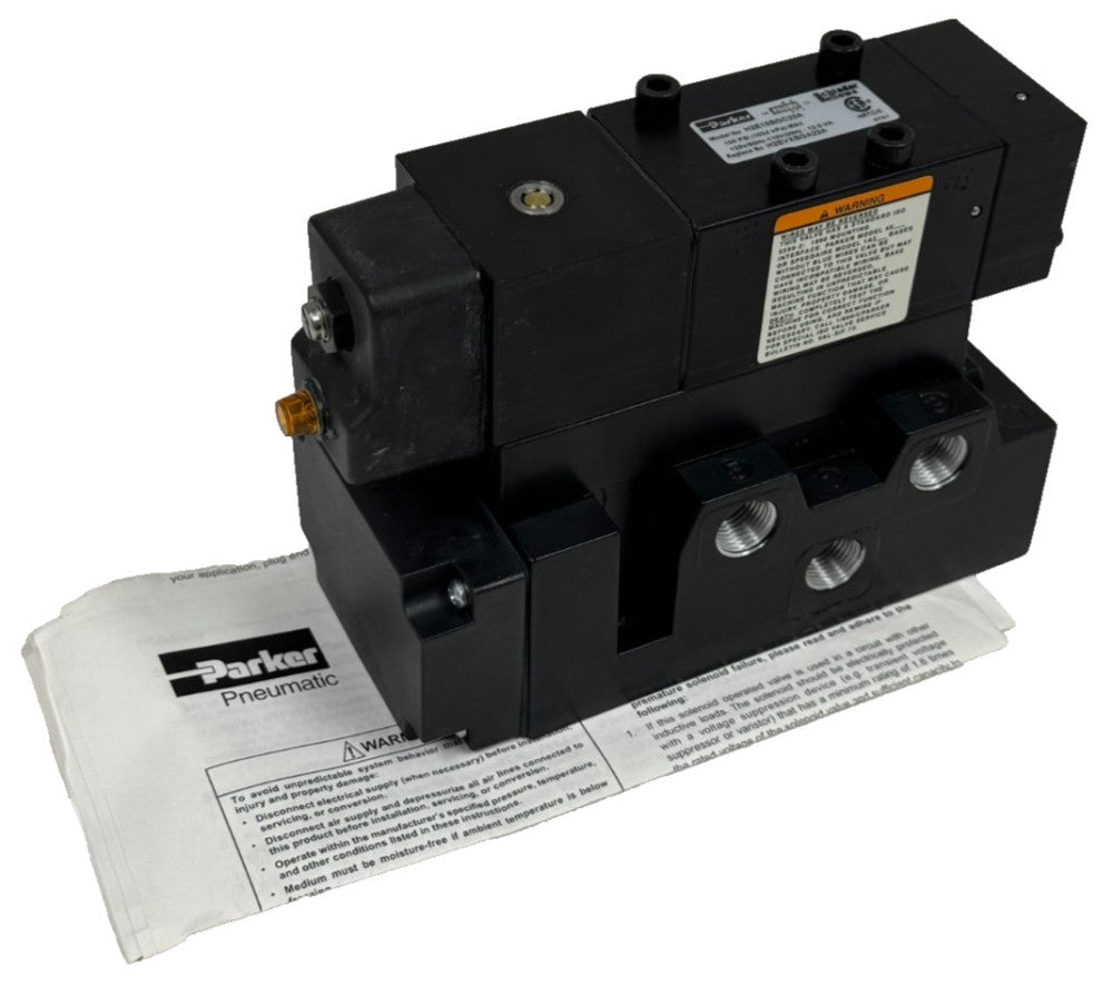 NEW PARKER H2E15BGC23A SOLENOID VALVE 150PSI 110/120V 50/60HZ H2EVXBGA23A