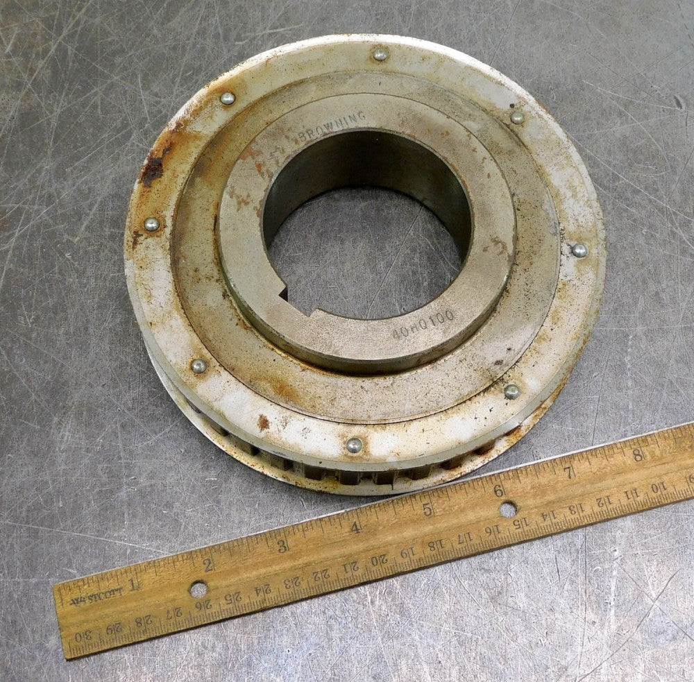 Browning 40HQ100 Timing Gear Belt Pulley 40 Teeth 1" Belt Width 0.5" Pitch