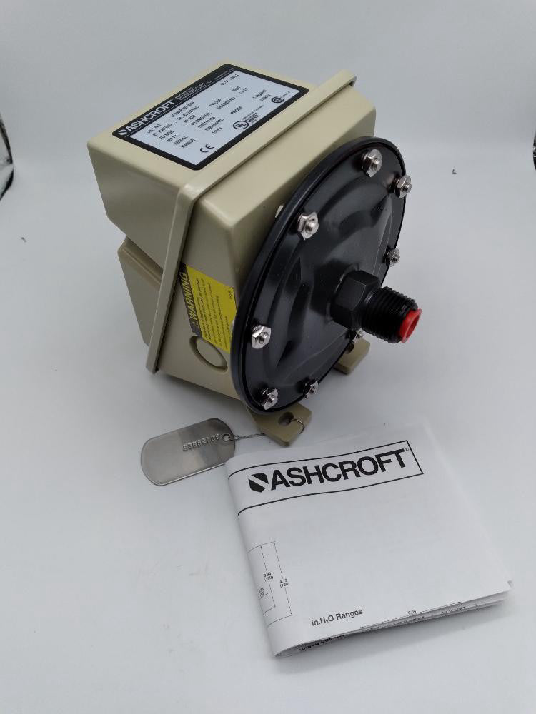 Ashcroft LPSN4PV07 XNH Pressure Switch 125-250VAC 5Amp Range 60"H20 