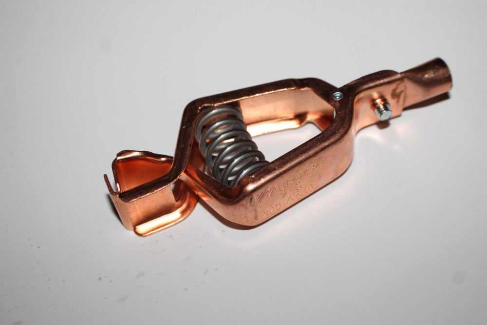 Mueller No 21C 100 amp Heavy Duty Solid Copper Clip NOS NEW!
