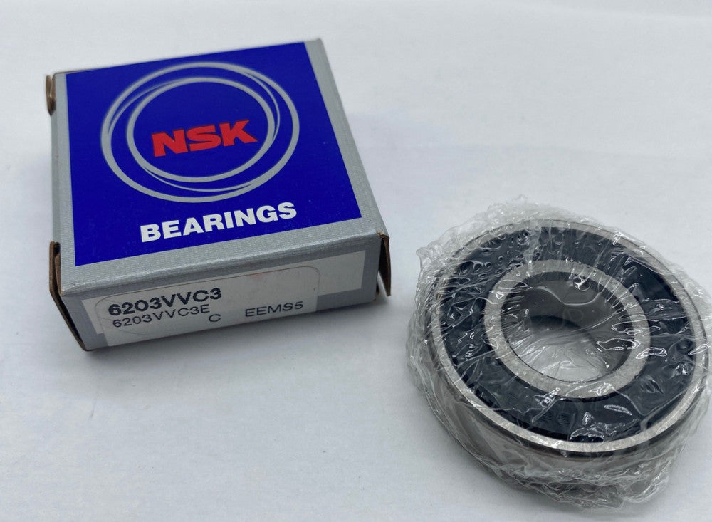 NSK 6203VVC3 Ball Bearing, Sealed, 17mm Bore 