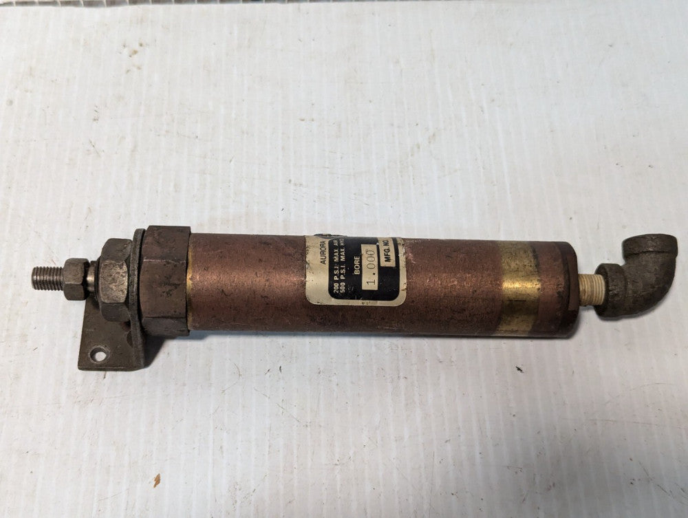 Aurora HB-1 Pneumatic Cylinder; 1.000 Bore; 3.500 Stroke; Made in USA; Free Ship