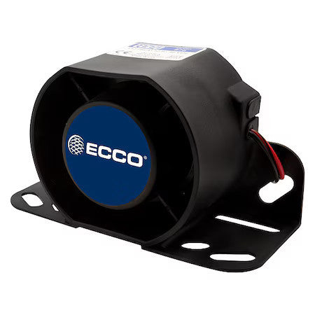 Ecco 876N Back Up Alarm,Black,4-13/64" H