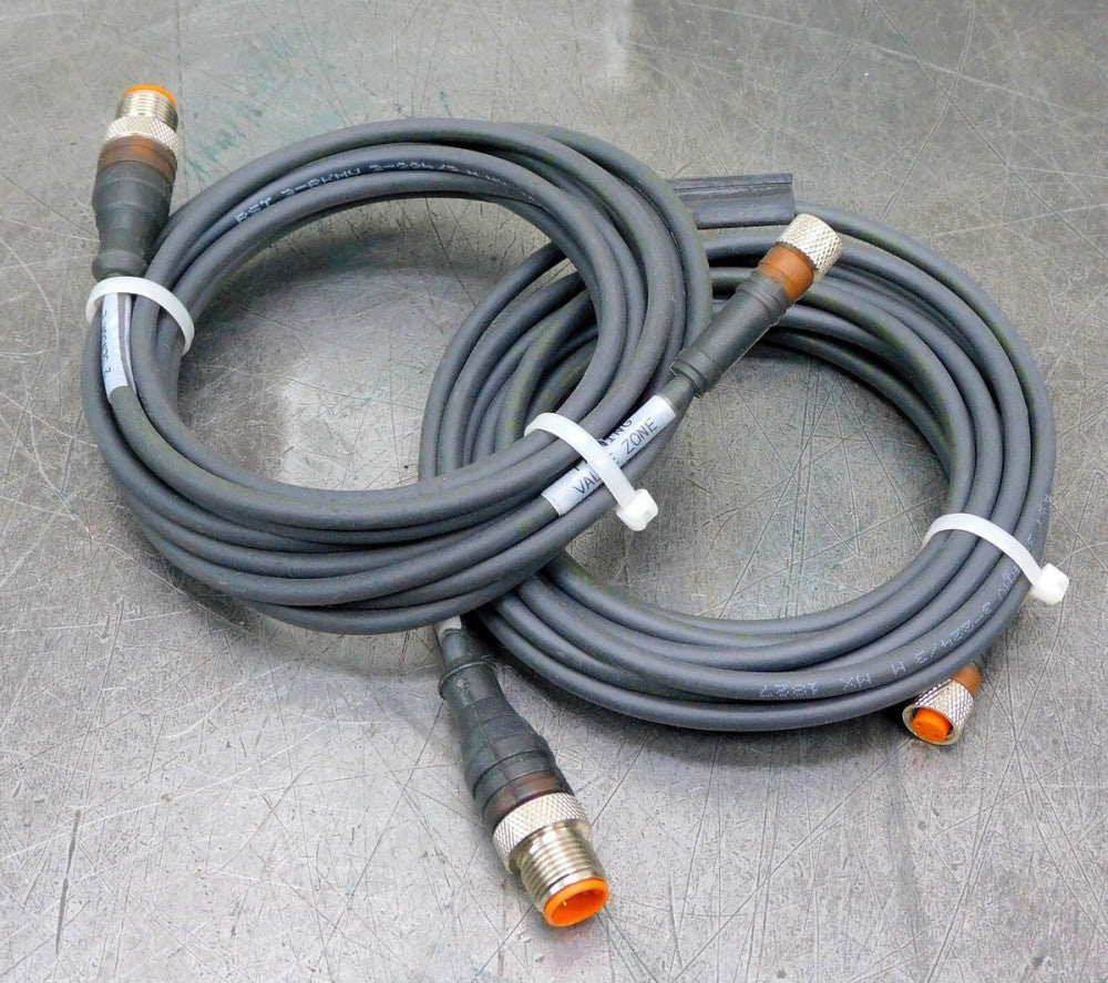Belden Lumberg RST 3-RKMV  3-224/3M Double Ended Cordset Cable Lot of Two (2)