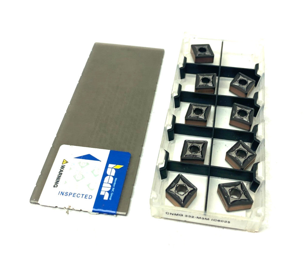 Iscar CNMG 332-M3M IC6025 Rhombic Turning Insert 80-Deg 5510333 PKG OF 9