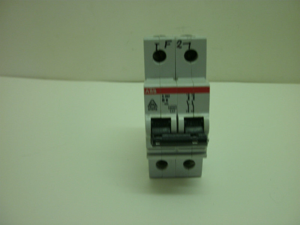 ABB S262 B6 CIRCUIT BREAKER 6 AMP 2 POLE 400VAC B-CURVE