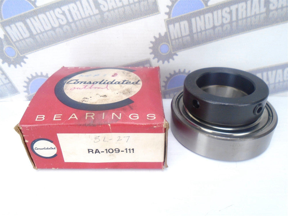 Consolidated - RA-109-111 - INSERT BALL BEARING - 1-11/16" Bore - (NEW in BOX)