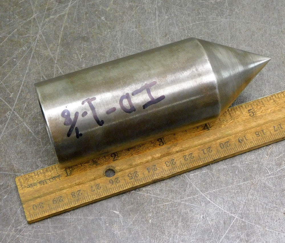 Carbide Tip Alloy Steel Standard Point Dead Center 1-1/8" I.D x 1-3/4" O.D