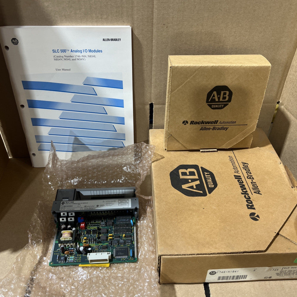 Allen Bradley 1746-NIO4I-R Slc 500 Analog Combination I/o Module Ser A Nos