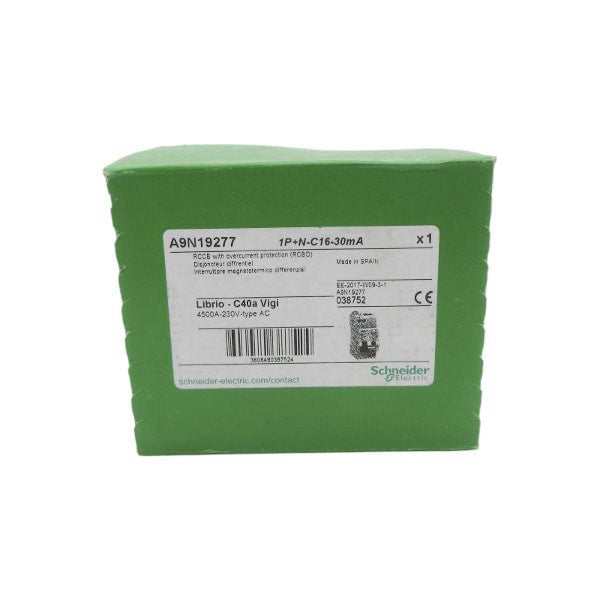 SCHNEIDER ELECTRIC A9N19277 230V 16A NSFS