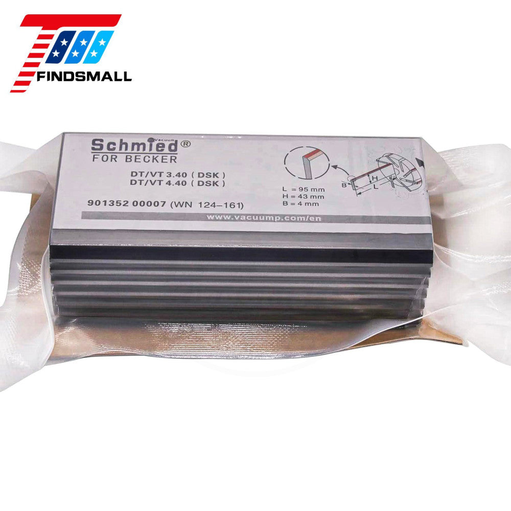 7Pcs Carbon Vanes WN124-161 90135200007 for Becker DT/T/VT3.40/4.40 T3.41DSK