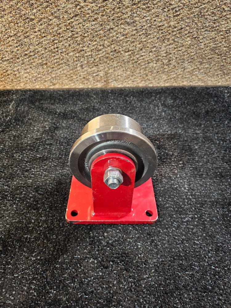 Hamilton 050110 Single-Flanged Wheel Caster, Cast Iron, Non-Swivel