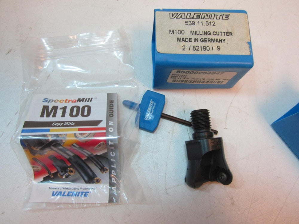 Valenite (539.11.512) M100 Replacement Head for 2/82190/9 Mill Cutter 