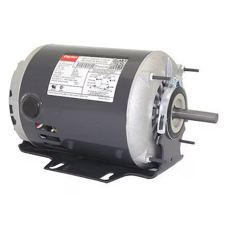 Dayton 4Vag1bg Split-Phase Belt Drive Motor, 1/3 Hp, 48Y Frame, 115/208-230V Ac