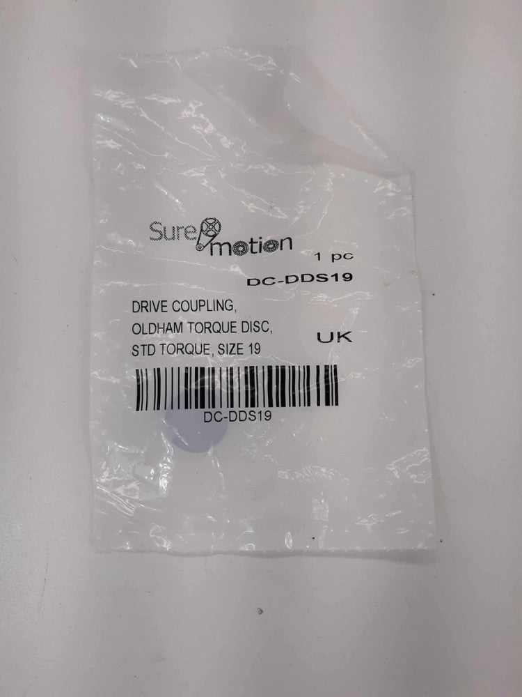 Sure Motion DC-DDS19 Drive Coupling Oldham Torque Disc.