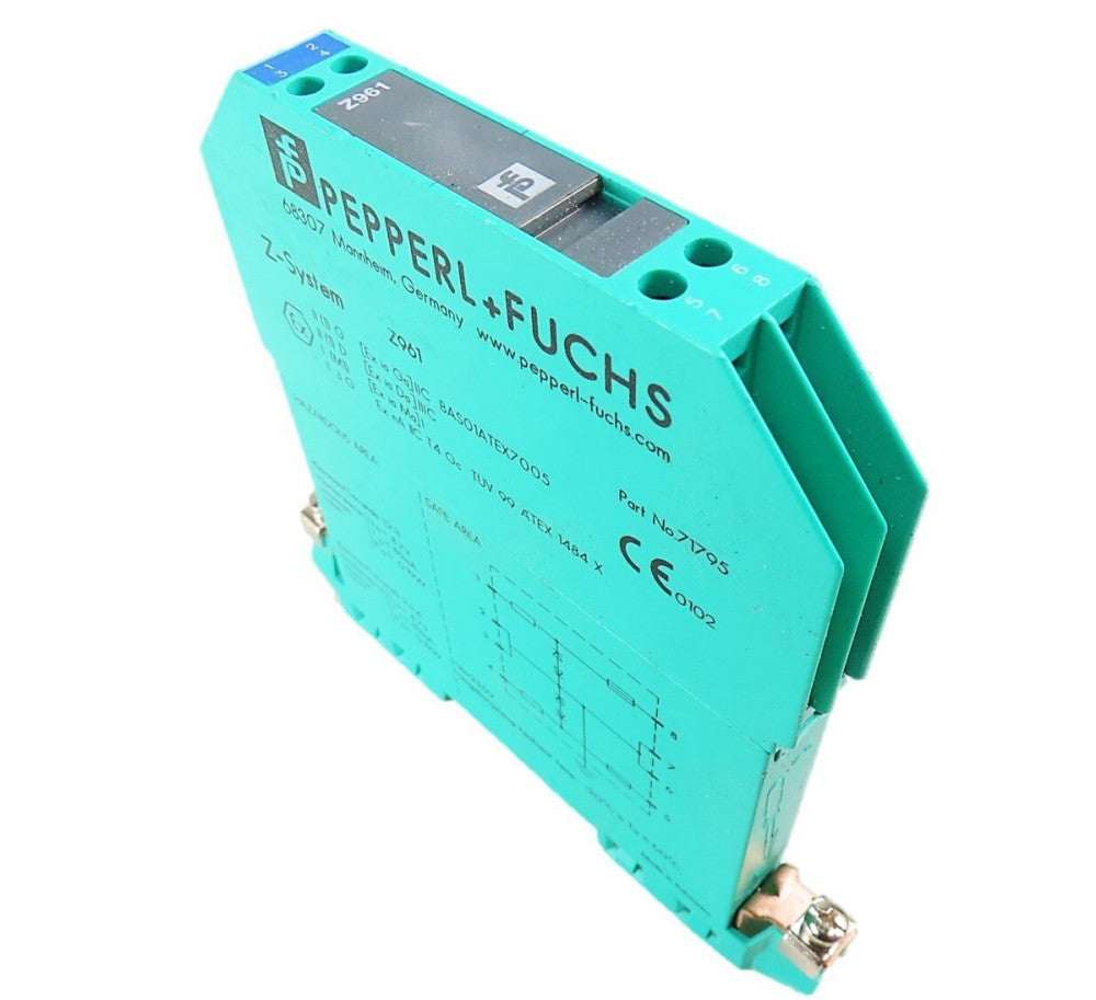 Pepperl + Fuchs Z961 Safe Snap Zener Barrier 71795 NEW NO BOX