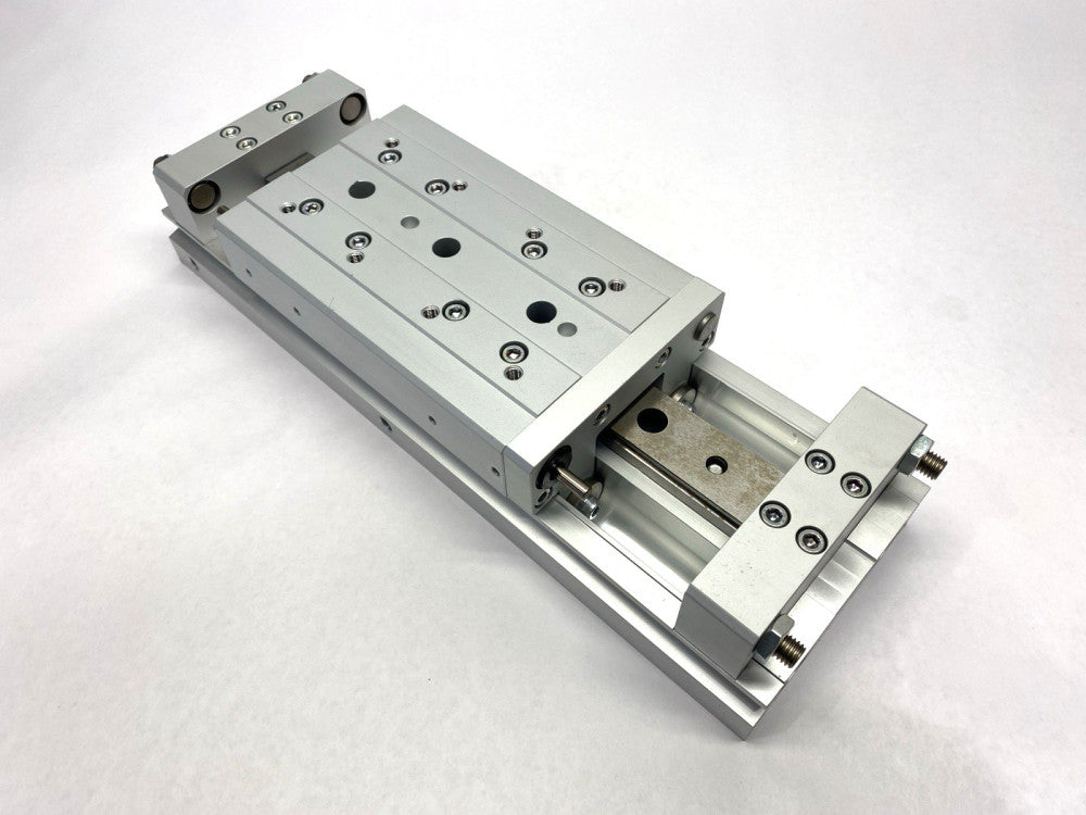 SMC MXW25-100B Pneumatic Slide Linear Guide Table 25mm Bore 100mm Stroke