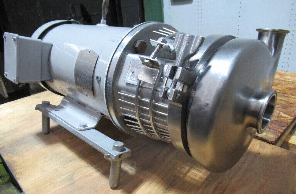 Waukesha C216 Sanitary Centrifugal Pump 5HP, 2"in X 1.5"out X 6"Imp. Dia.