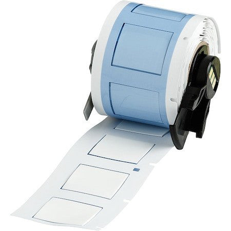 Brady M6-500-1-342-Wt Sleeve,1 In W,27/32 In H,Die-Cut
