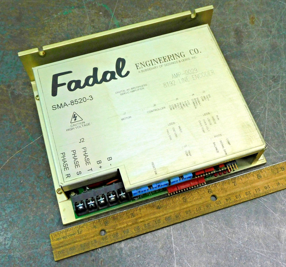 Fadal Engineering SMA-8520-3 Servo Amplifier 8192 Line Encoder