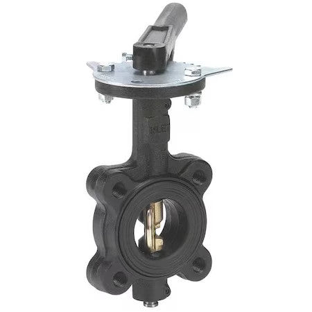 Milwaukee Valve Ml-233E 2 1/2 Butterfly Valve,Lug Style,Size 2 1/2 In