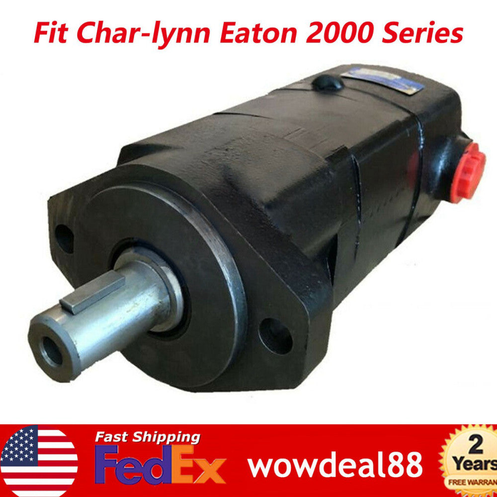 Hydraulic Motor For Char-Lynn Eaton 2000 Series Char-Lynn 104-1038-006 Black