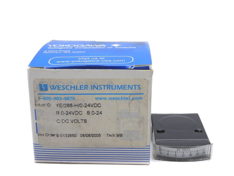 WESCHLER INSTRUMENTS YE/286-H/0-24VDC 0-24VDC NSMP