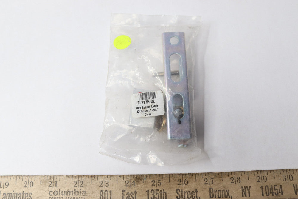Clear Hex Bottom Impact Latch Kit 1-3/4" FL817H-CL 