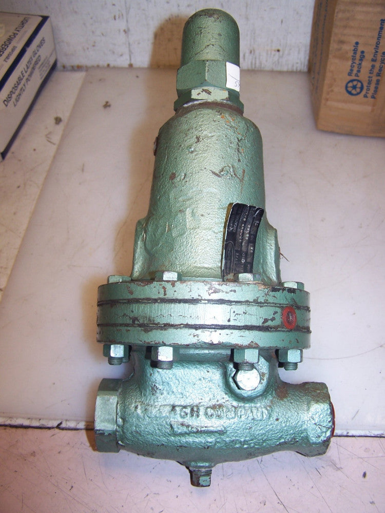 NEW CASHCO 1/2" NPT PRESSURE REGULATOR VALVE  TYPE 1000HP   25-75 PSI RANGE 