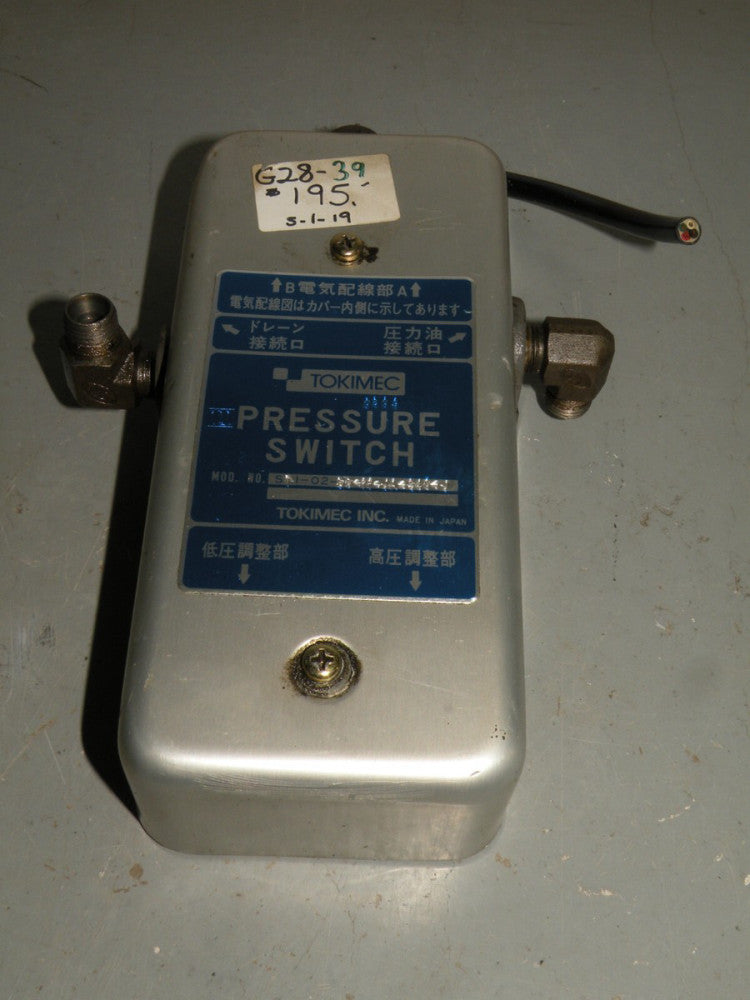 Tokimec Pressure Switch STI-02-50-11-JA-540-J
