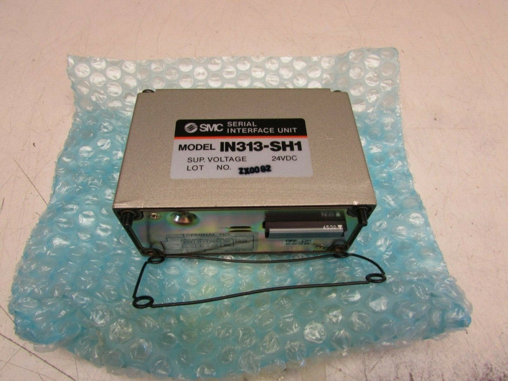 SMC SERIAL INTERFACE UNIT IN313-SH1 24VDC NEW IN BAG NO BOX MAKE OFFER !! 