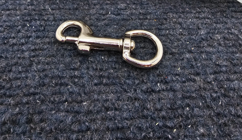 (QTY 10) Swivel Snap Hooks Chrome Finish Stainless Steel Bolt Snap