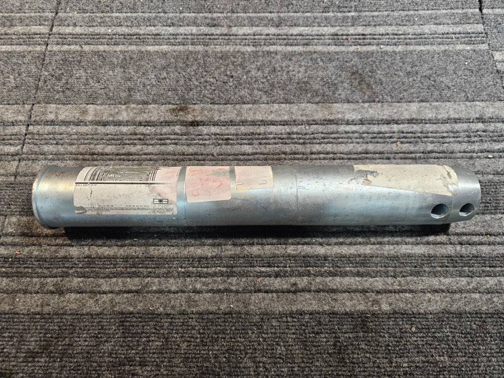 Linkage Pin Shaft 46753 2 Pin Hole 19 Inches Long, 6.47 Diameter Silver