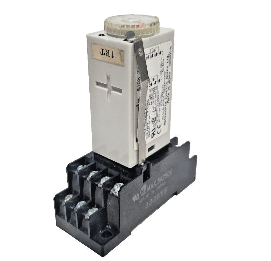 PANASONIC TIMER RELAY ADX11154 S1DX SERIES TYPE 100 TO 120 VAC 0.5-10 SECONDS