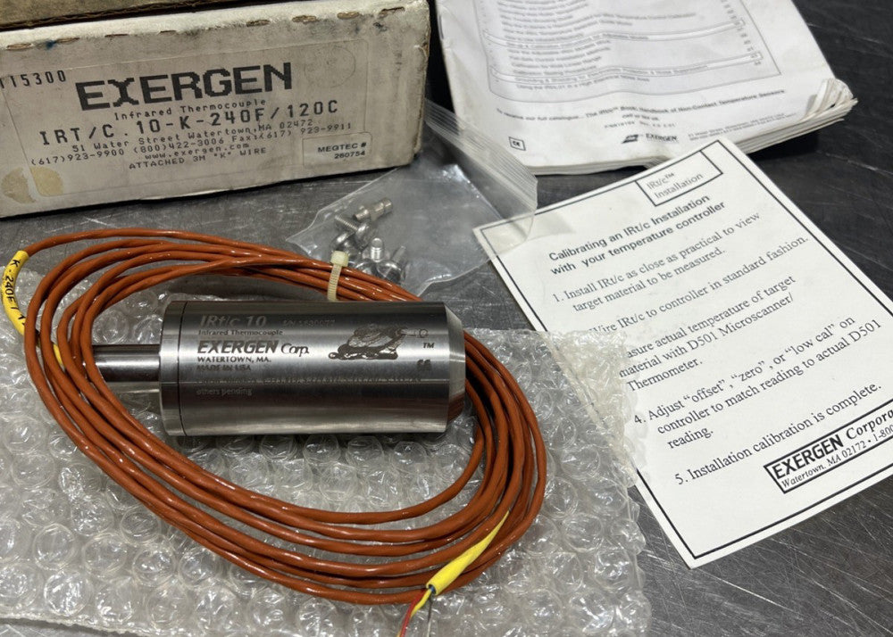 Exergen IRT C.10-K-240F/120C Nos Surplus